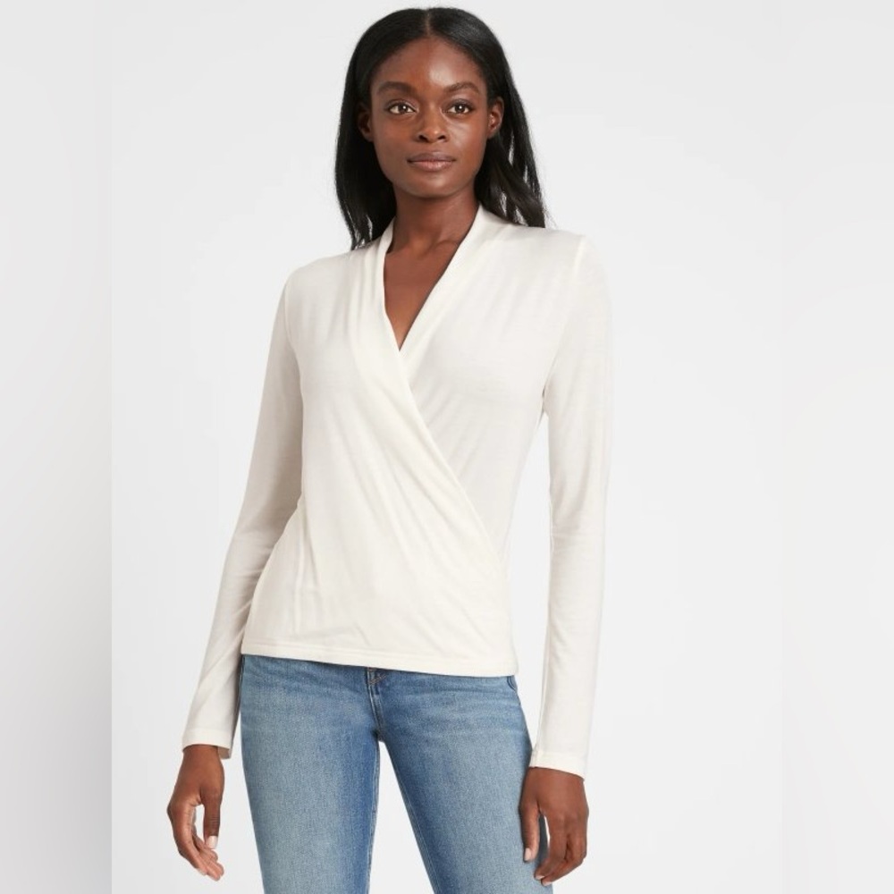 Banana Republic | Threadsoft Wrap Top